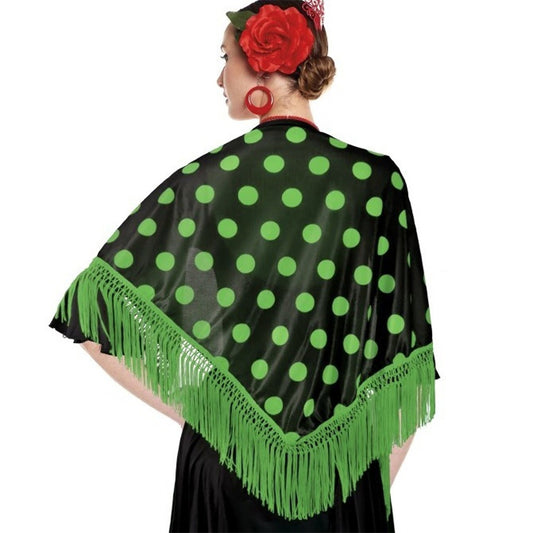Green Polka Dot Shawl