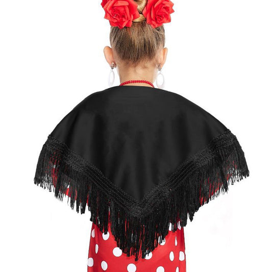 Kids Black Shawl