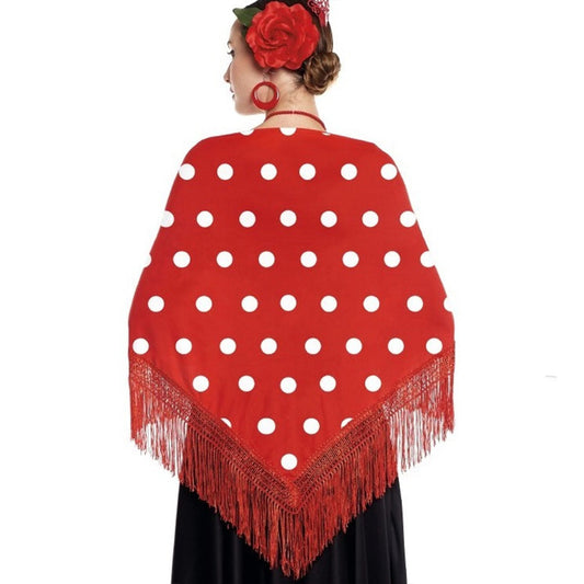 Red Polka Dot Shawl