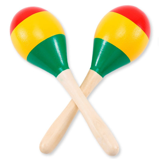 Wooden Maracas Colours