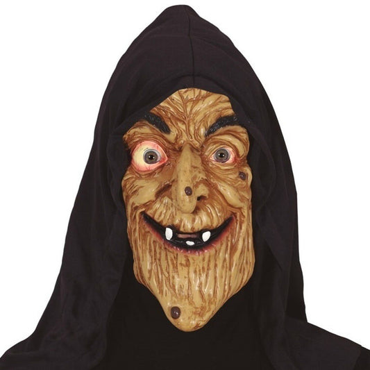 Hooded Warty Witch Mask