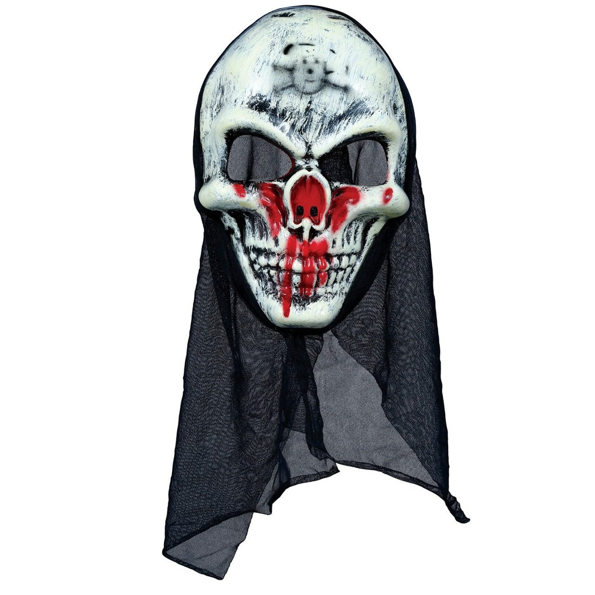 Bloody Skeleton Mask with Hood