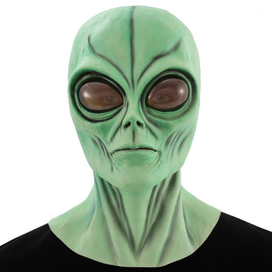Green Area 51 Alien Latex Mask