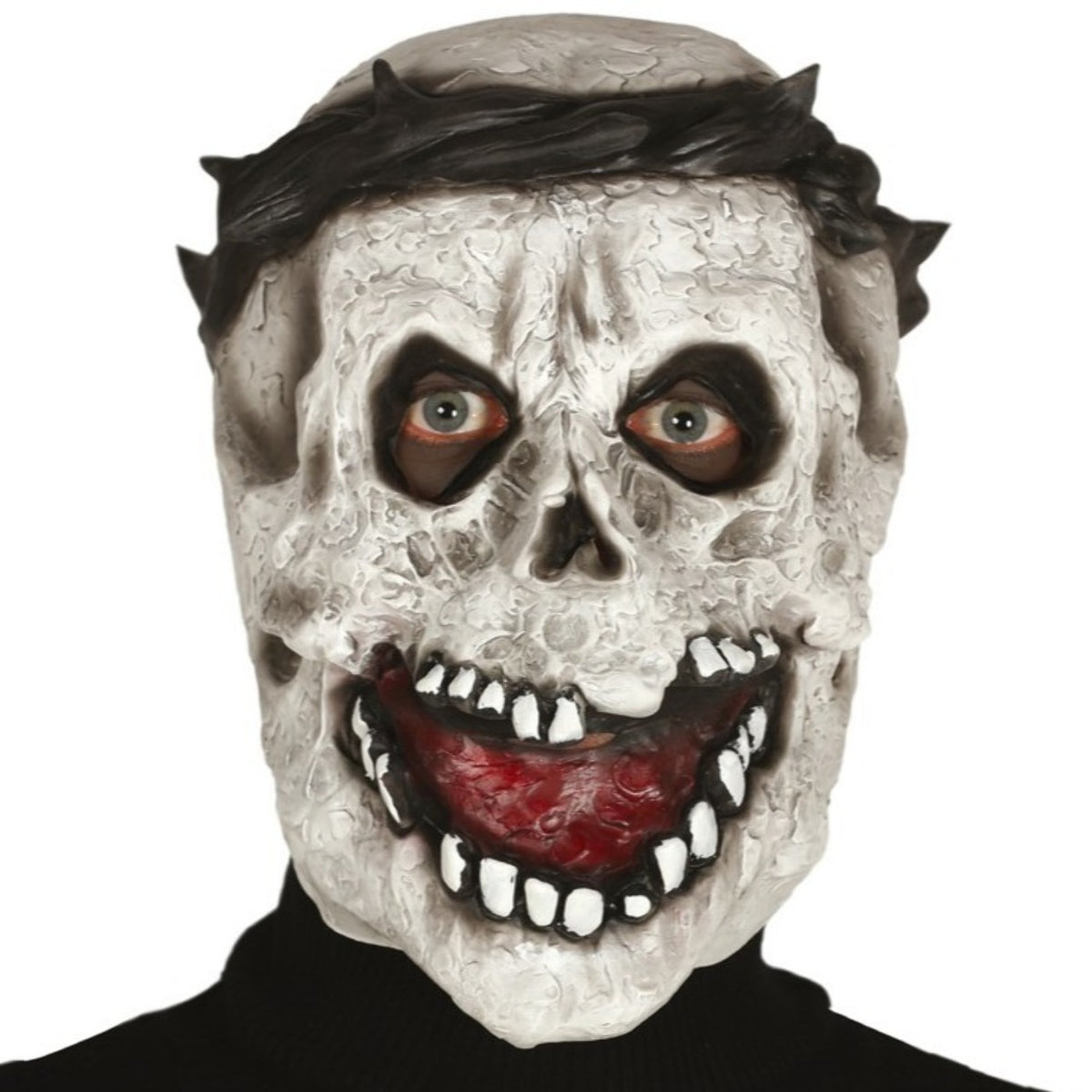 Crucified Skull Latex Mask