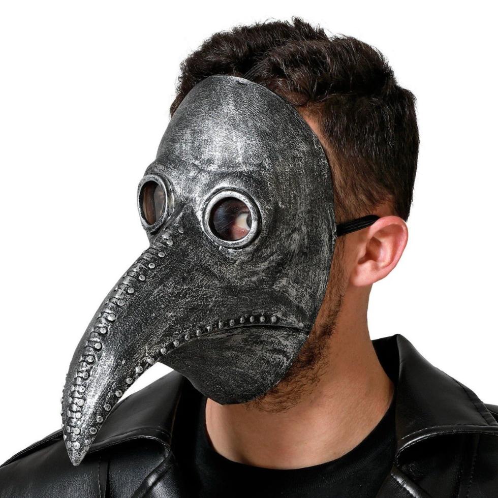 Dark Plague Doctor Latex Mask