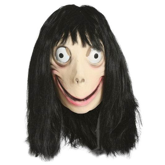 Momo Creepypasta Girl Latex Mask