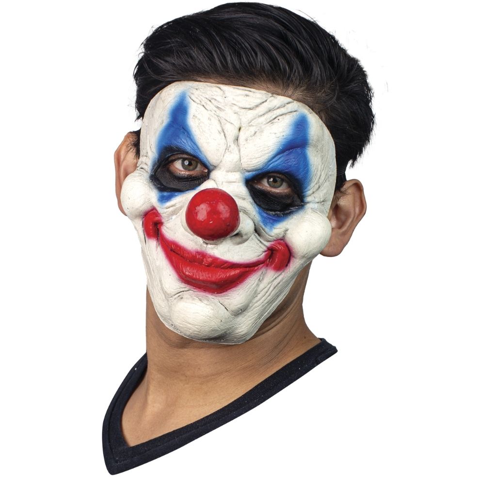 Smiling Joker Clown Latex Mask