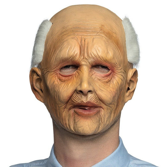 Wrinkled Old Man Latex Mask