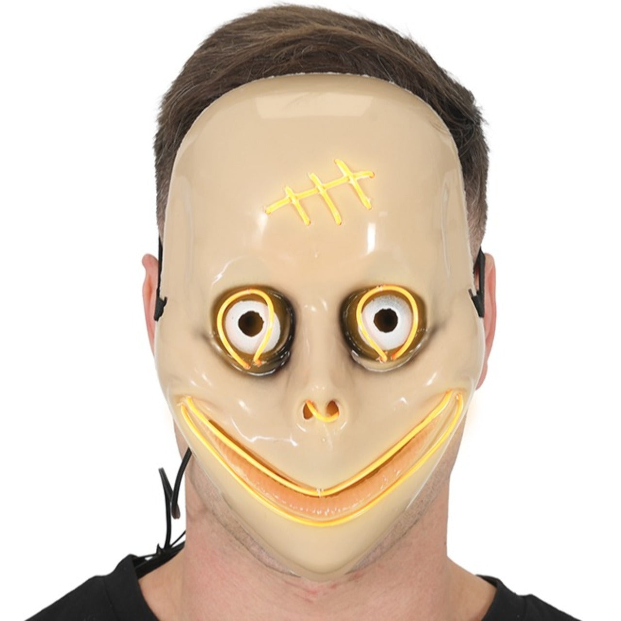 Light-up Momo Creepypasta Mask