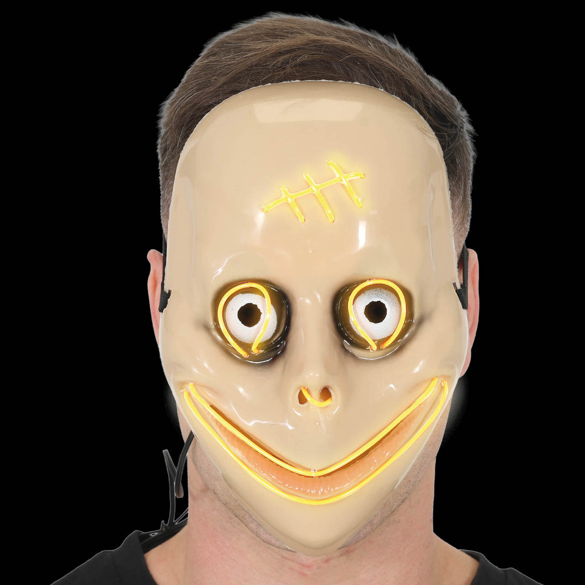 Light-up Momo Creepypasta Mask