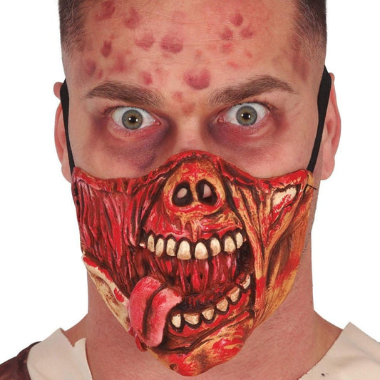 Bloody Skull Half Latex Mask