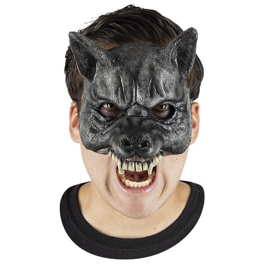 Half Latex Wolf Mask
