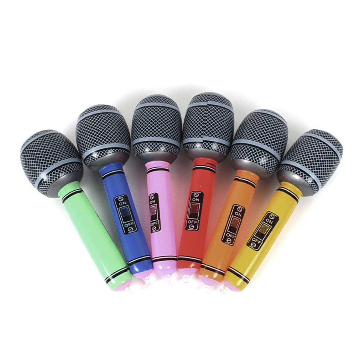Inflatable Microphone (Assorted Colours)