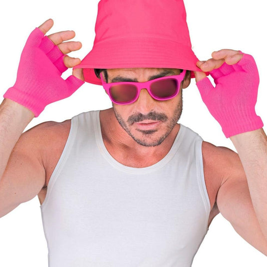 Neon Pink Mittens