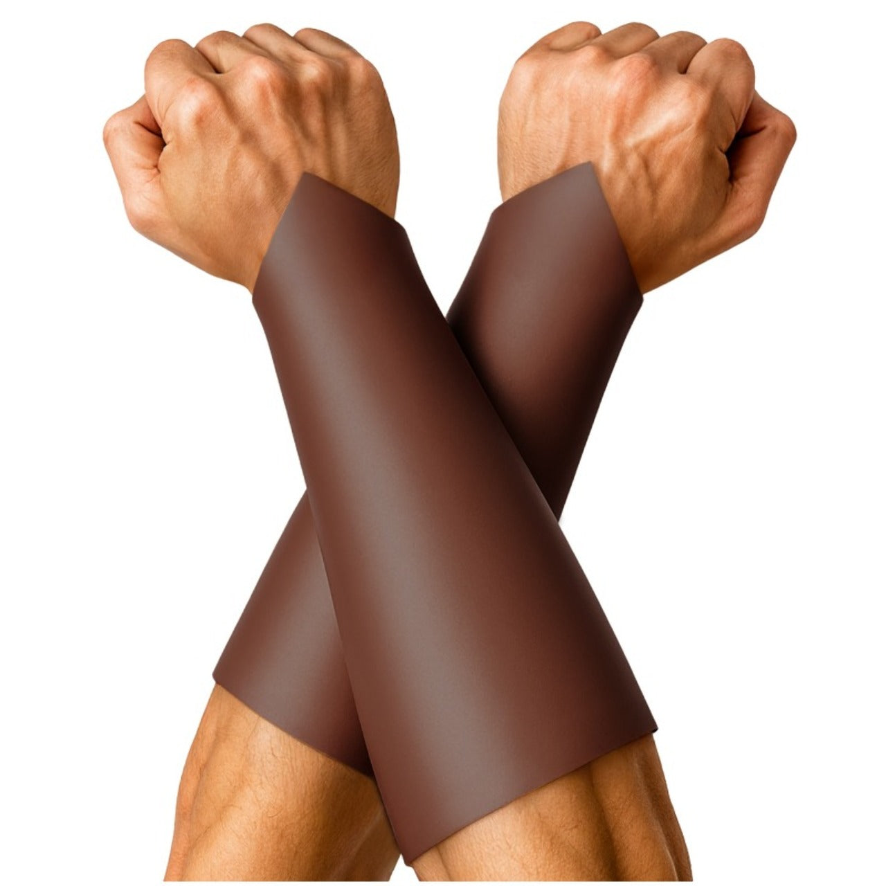 Brown Roman Gladiator Wristbands