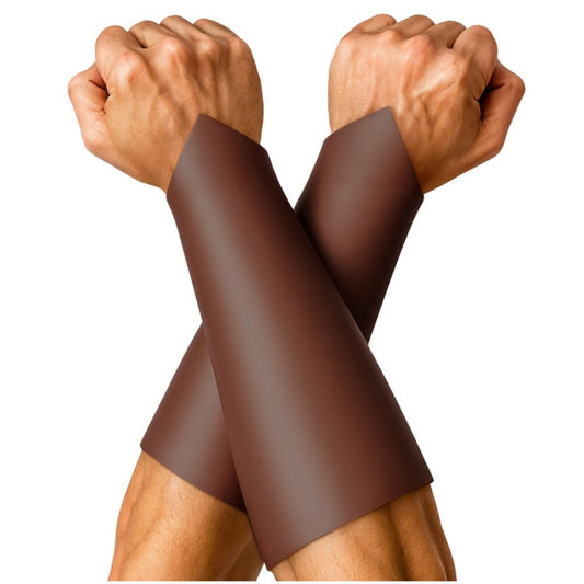 Brown Roman Gladiator Wristbands