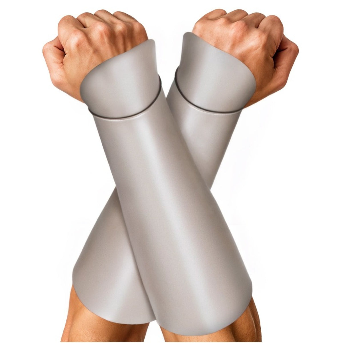 Silver Roman Gladiator Wristbands