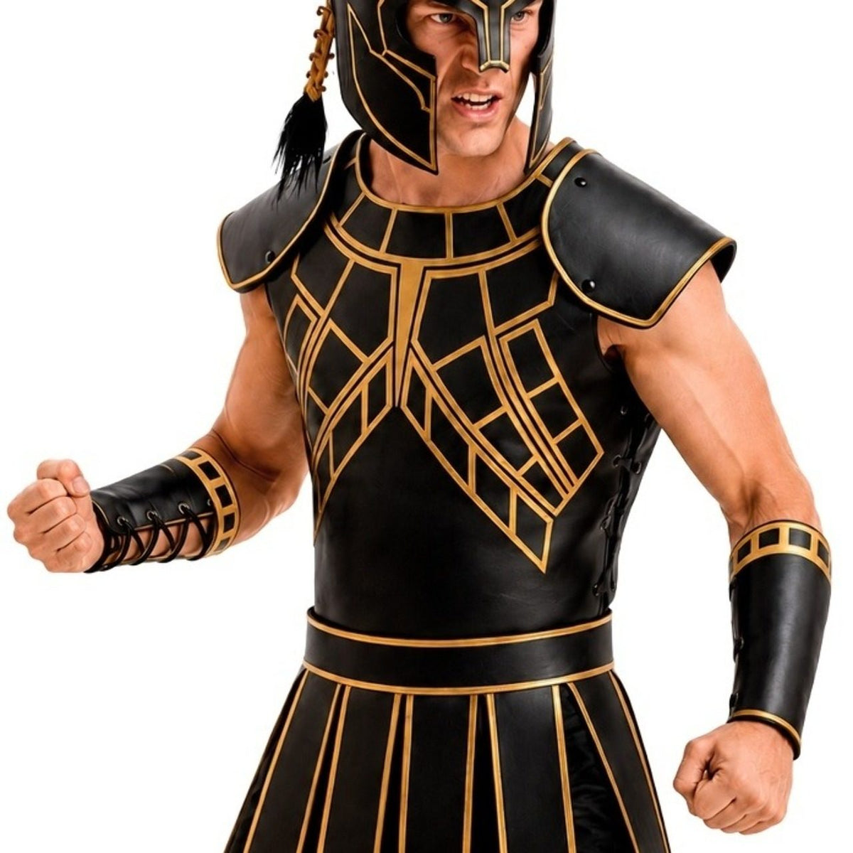 Black Roman Gladiator Wristbands