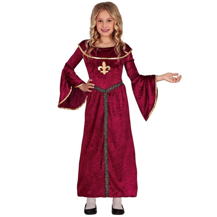 Girls Medieval Lady Oria Costume