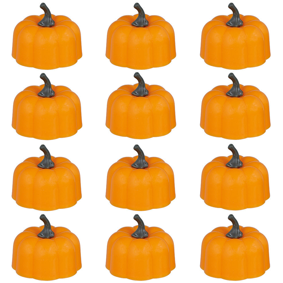 Pack of 12 Luminous Pumpkins