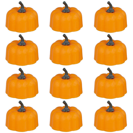 Pack of 12 Luminous Pumpkins