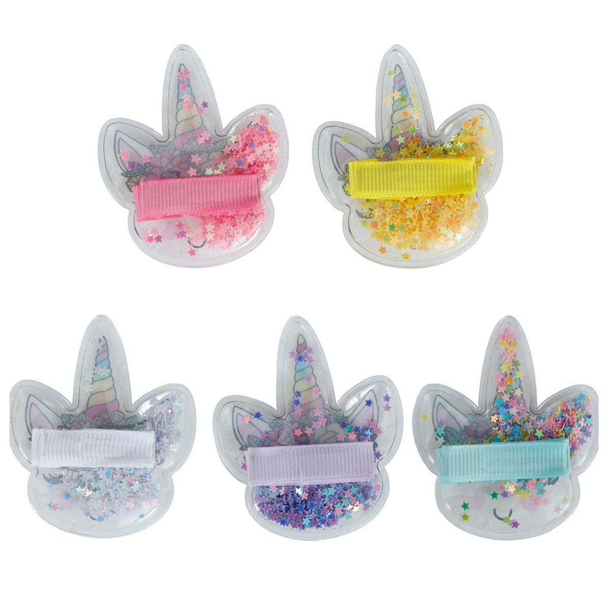 Pack of 12 Unicorn Clips