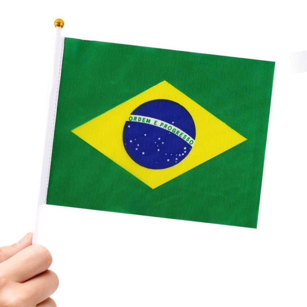 Pack of 24 Brazil Banners 20x30cm