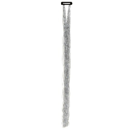 Pack of 3 Shiny Silver Hair Strands