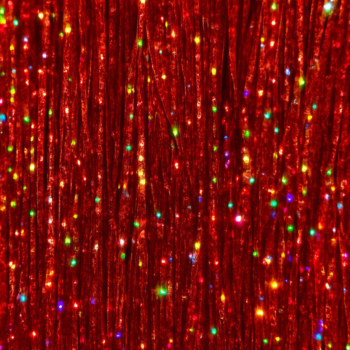 Pack of 3 Shiny Red Hair Strands