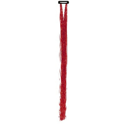 Pack of 3 Shiny Red Hair Strands