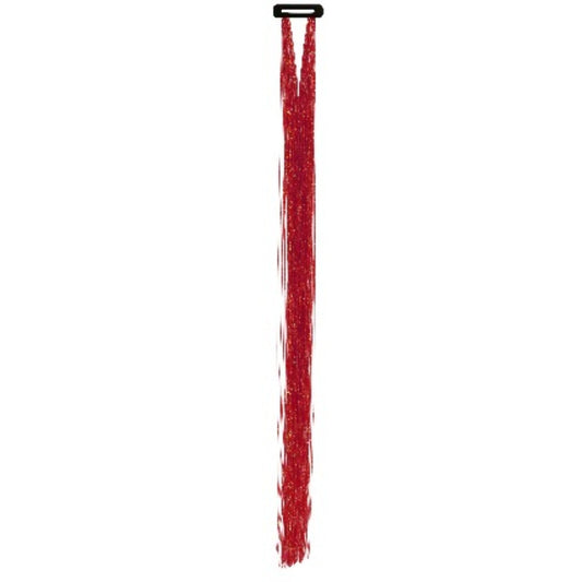 Pack of 3 Shiny Red Hair Strands