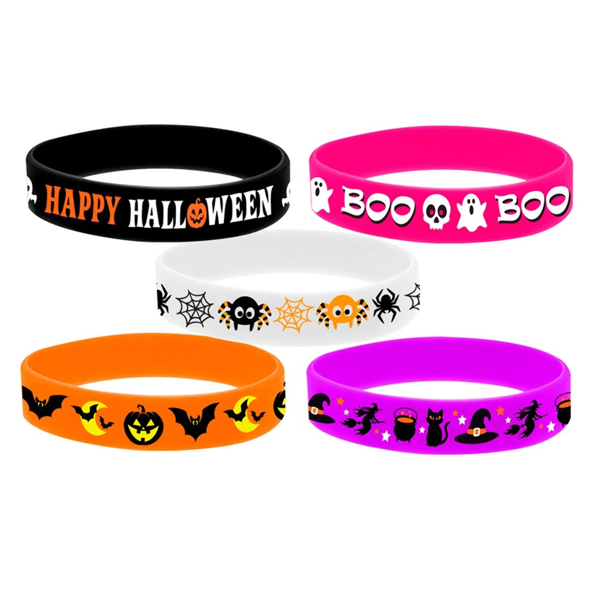 Pack of 5 Halloween Bracelets