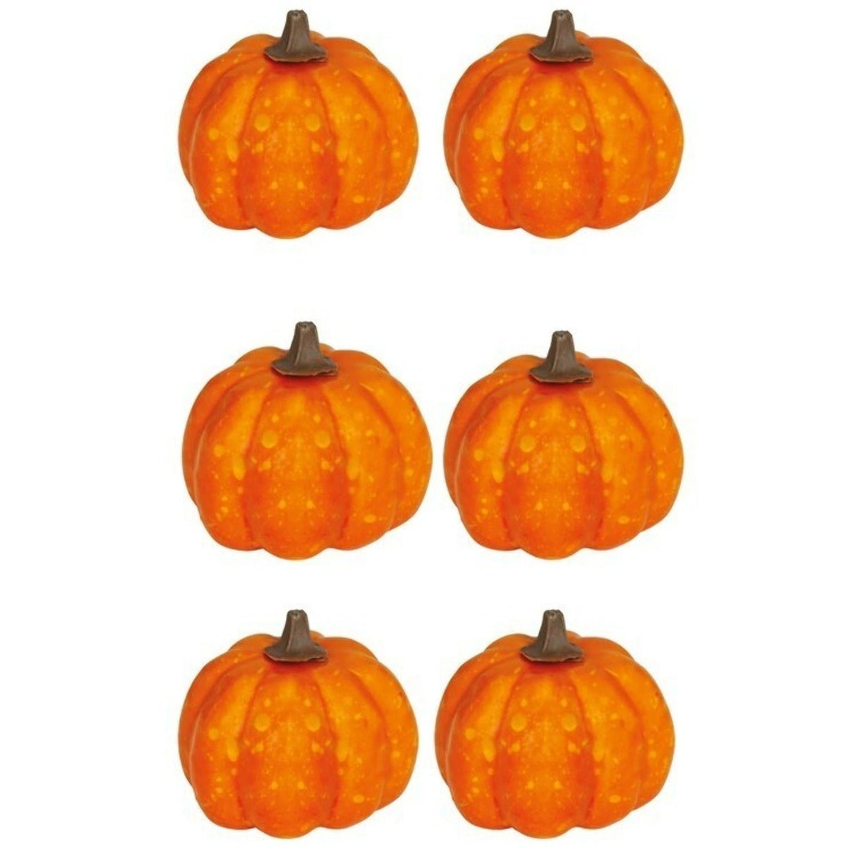 Pack of 6 Mini Pumpkins