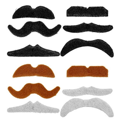 Pack of 12 Moustaches
