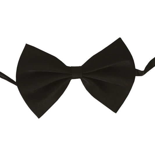 Black Fabric Bow tie