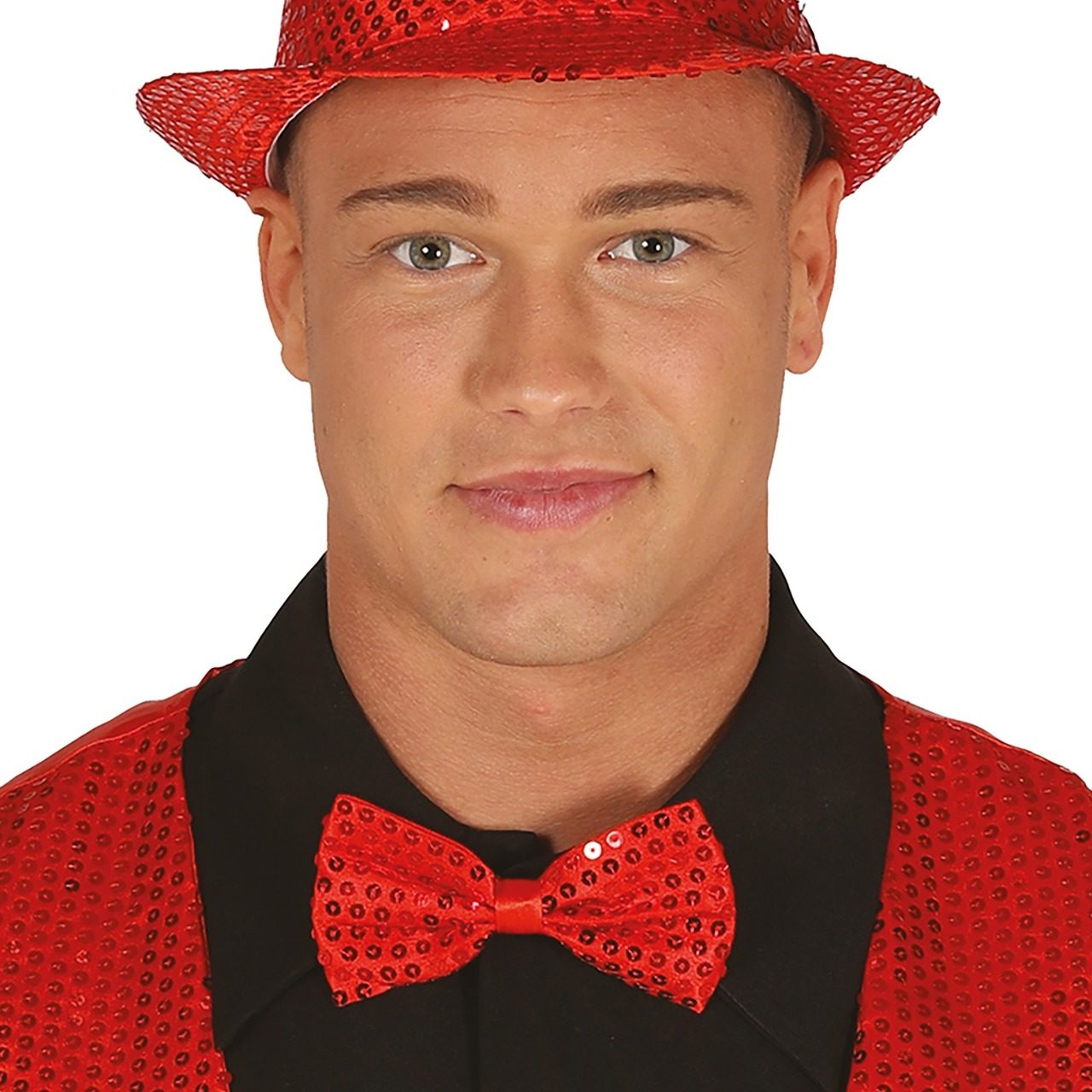 Red Sequin Bow tie