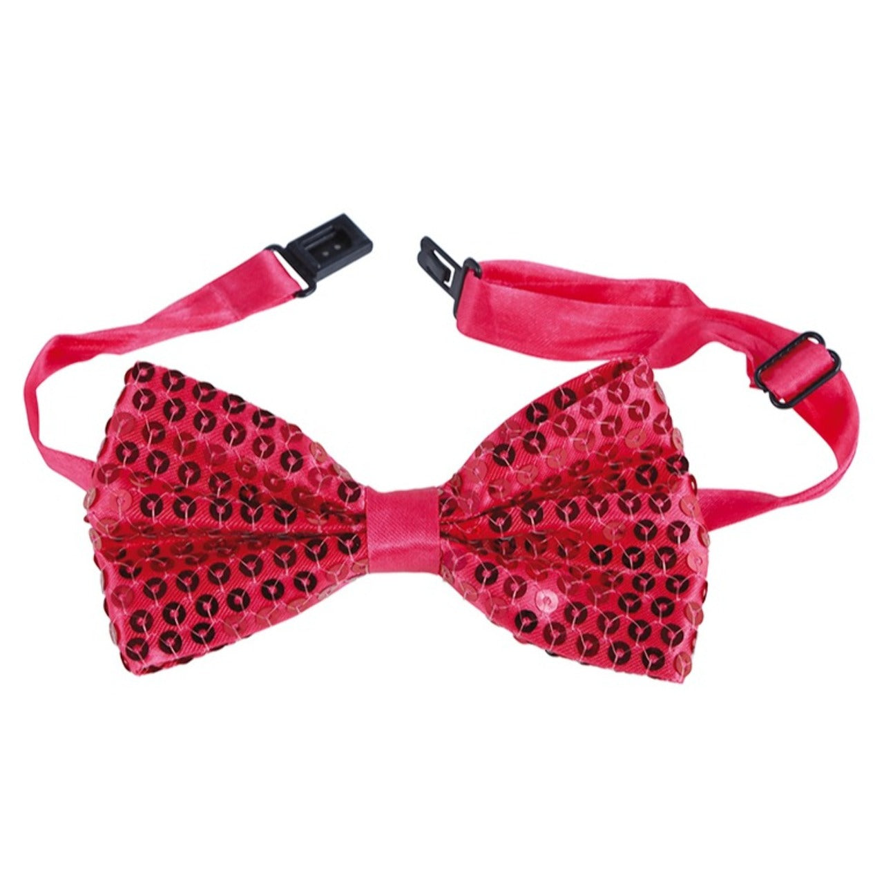 Fuchsia Pink Sequin Bow tie