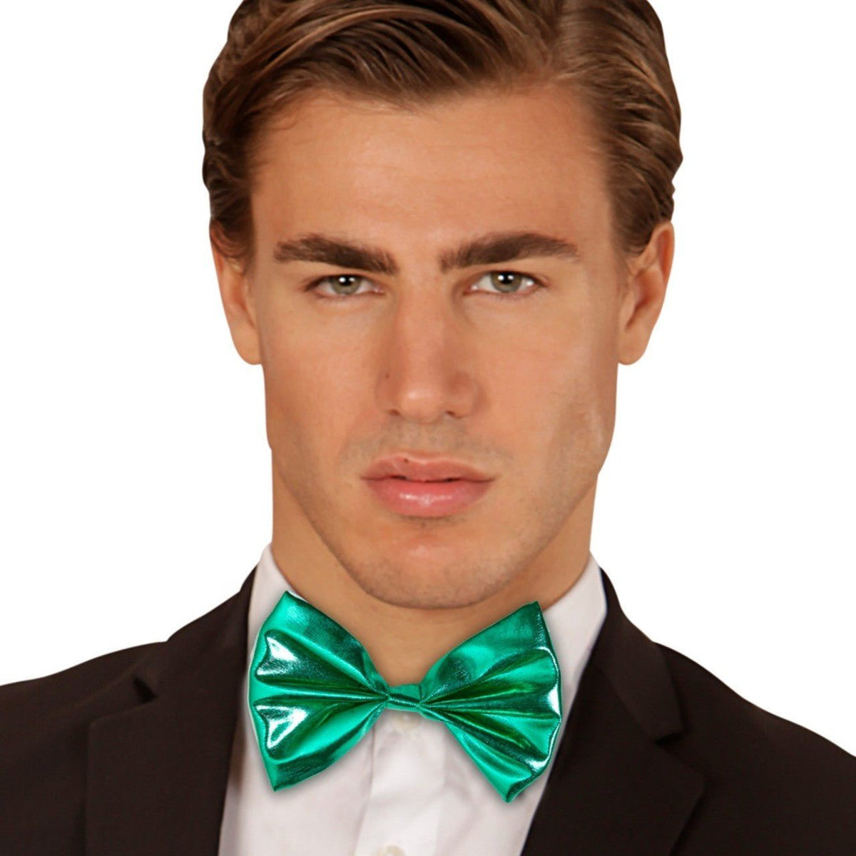 Green Glitter Bow tie