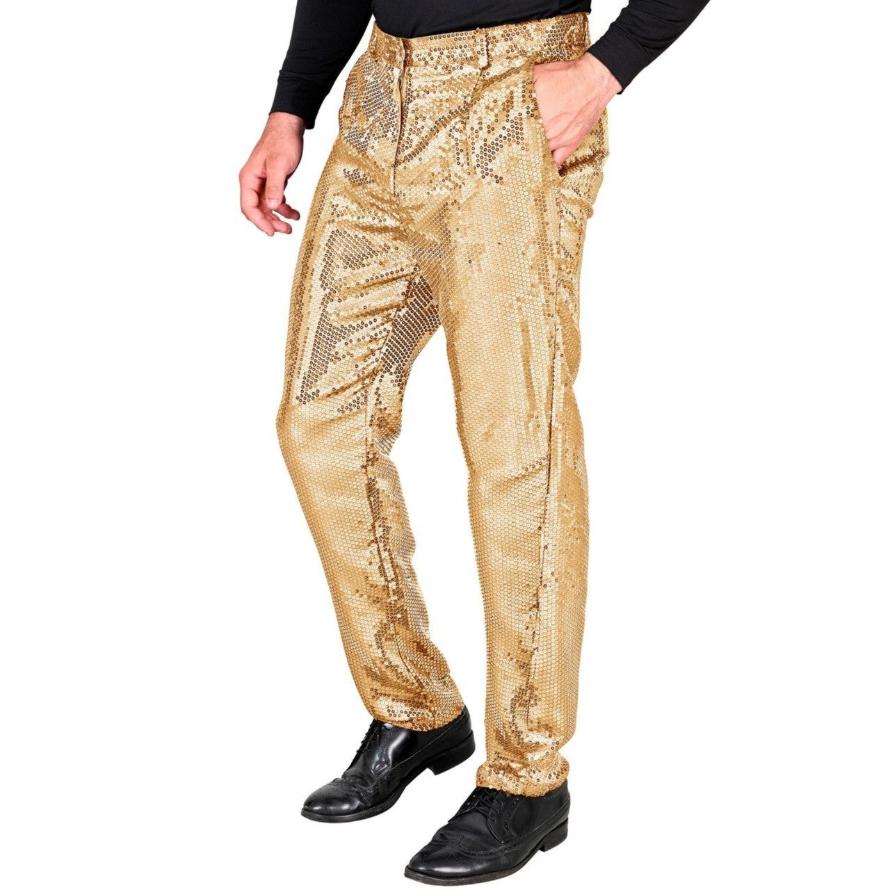 Gold Sequin Trousers