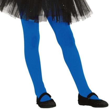 Basic Blue Kids Tights