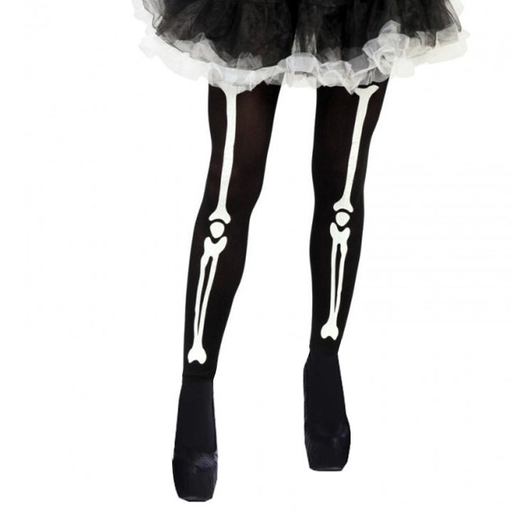 Black Skeleton Tights
