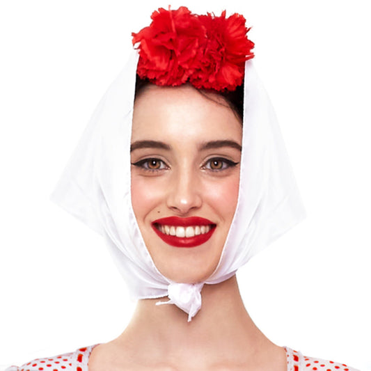 White Chulapa Scarf