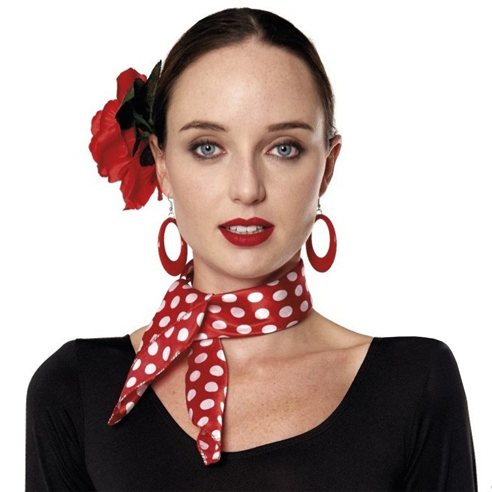 Red Flamenco Scarf