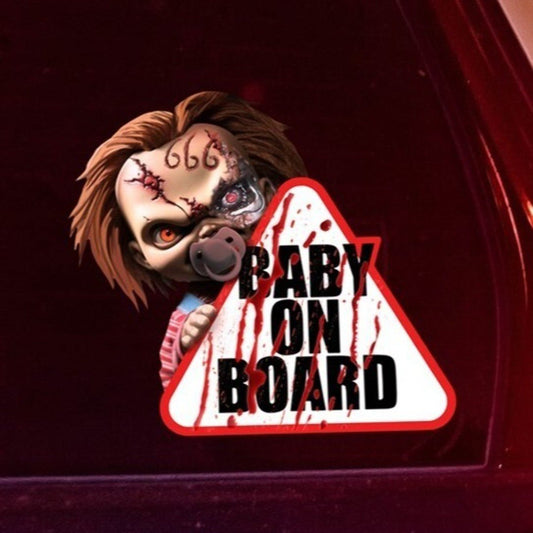 Chucky Baby on Board Sticker