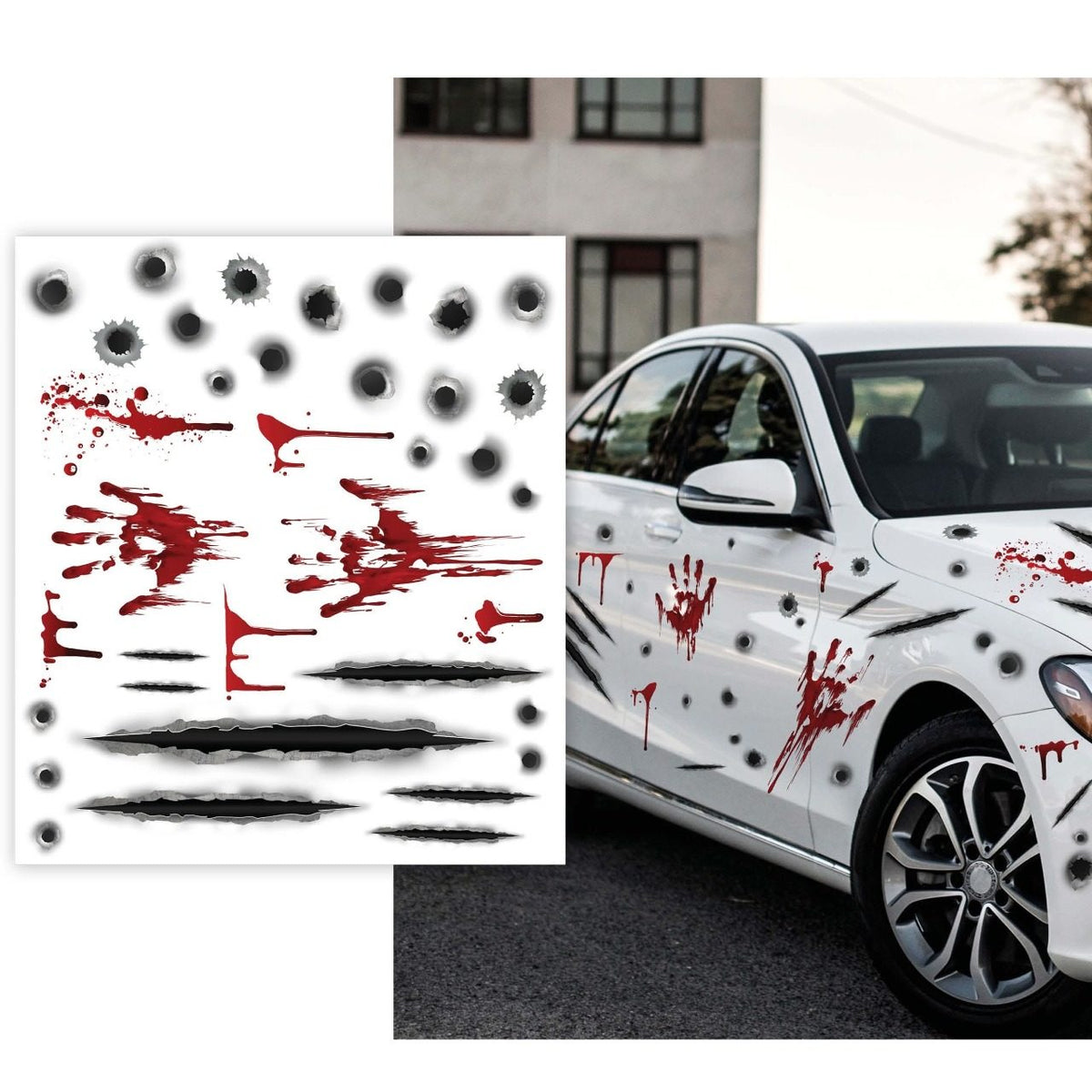 Bloody Car Sticker