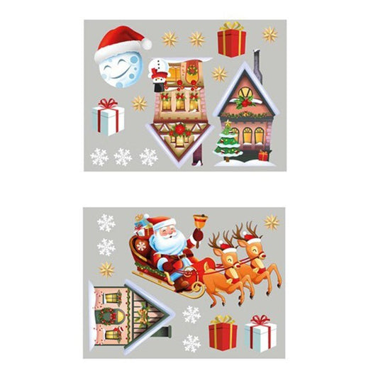 Electrostatic Christmas Stickers