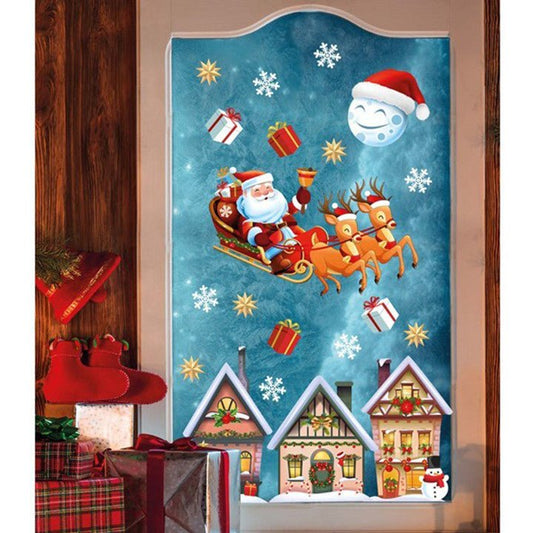Electrostatic Christmas Stickers