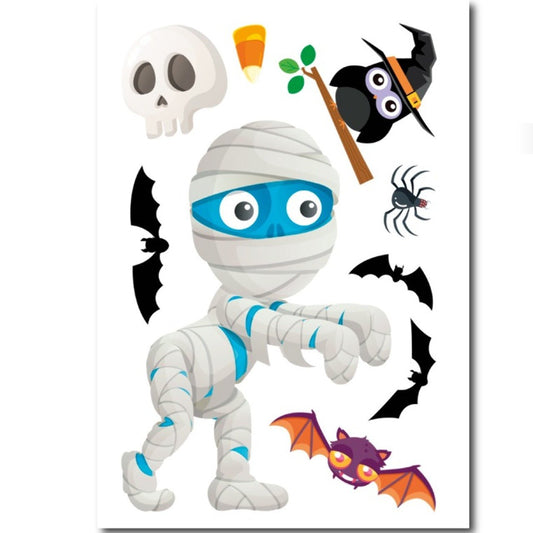 Terrifying Mummy Vinyl Stickers