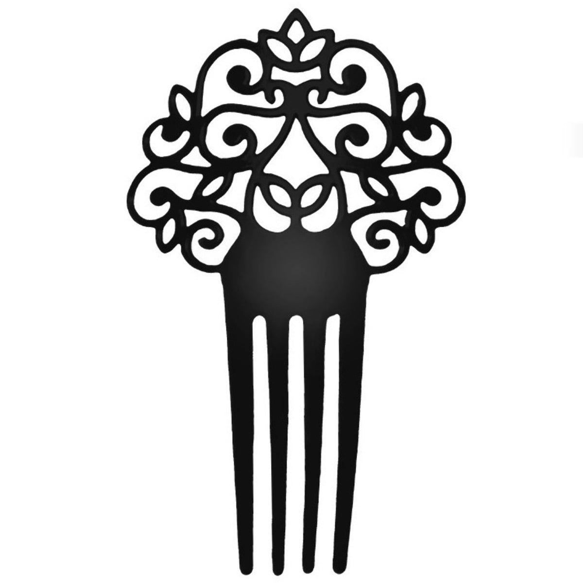 Small Black Comb Headdress