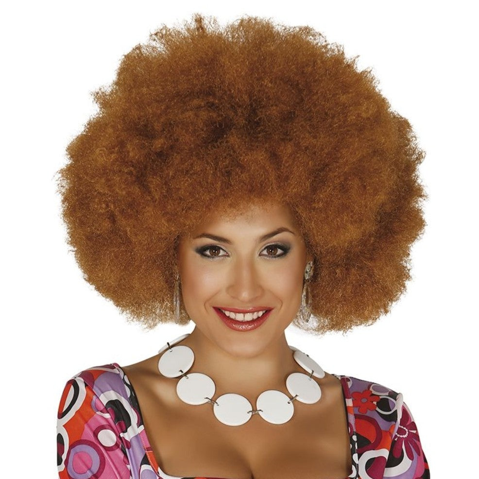 Brown Afro Wig